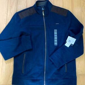 New Mens Zip Up By Calvin Klein!  Size Large!